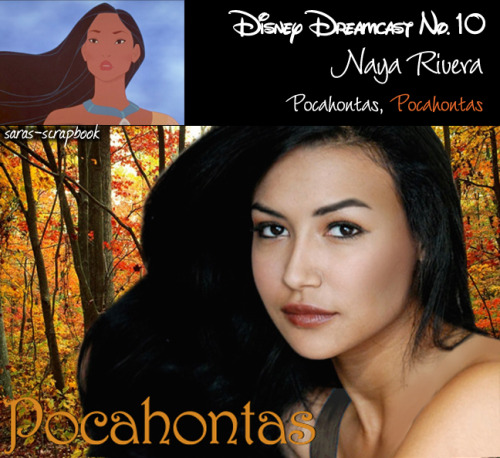Disney Dreamcast No. 10 - Naya Rivera as Pocahontas (made by me) 