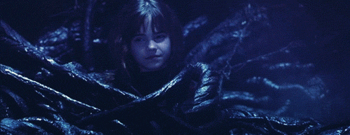 Hermione: Stop moving, both of you. This is devil&#8217;s snare! You have to relax. If you don&#8217;t, it&#8217;ll only kill you faster!Ron: Kill us faster? Oh, now I can relax!