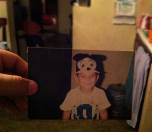 Dear Photograph,Now I&#8217;m wondering where my cool Mickey Mouse hat is at&#8230;@mithical 