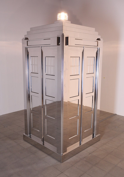 This is Mark Wallinger‘s “Time and Relative Dimensions in Space...