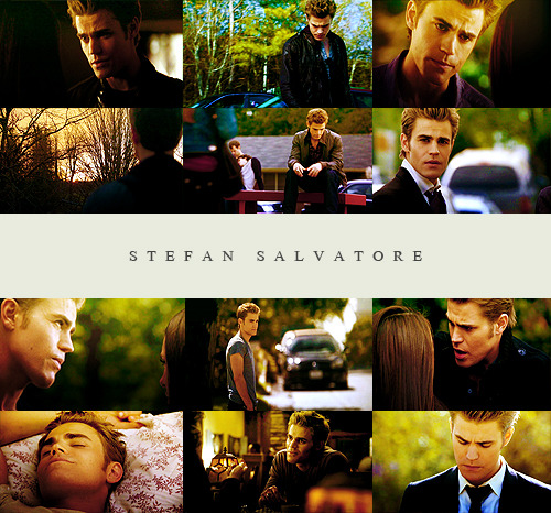 Favourite characters | not in order → Stefan Salvatore. 