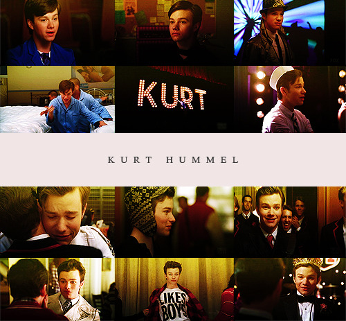  Favourite characters | not in order → Kurt Hummel 