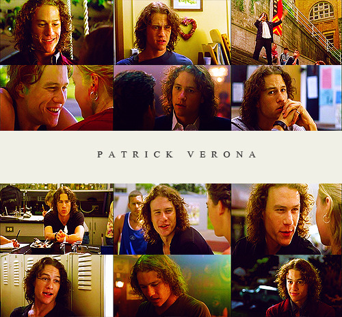  Favourite characters | not in order → Patrick Verona. 