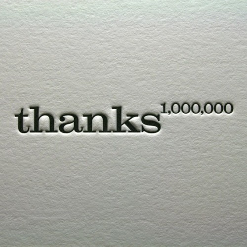 inspirationfeed:

Thanks a Million