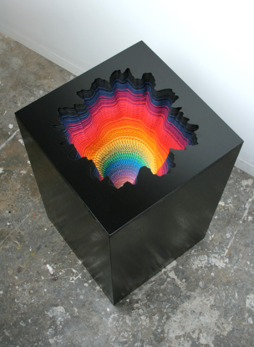 Psychedelic Three-Dimensional Paper Sculptures