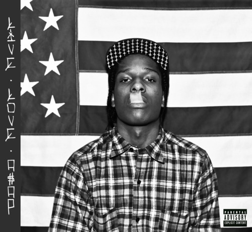 LiveLoveA$AP<br />
10.31.11.”></p>
<p>The production on the mixtape is chiefly handled by the aformentioned Clams Casino, with the rest handled by a mix of in house beatsmiths. Overall, the production is solid and cohesive: largely bass-heavy, hollow beats with the occasional venture into more ethereal territory like the tinkling piano the wunderkid A$AP Ty Beats deftly weaves into the chorus Purple Swag Chapter 2 – an updated version of the original with featuring verses from A$AP affiliates Spaceghostpurrp and A$AP Nast. Another standout track is the full bodied Get Lit with its booming bass pulse and glossy synthesised whine perfectly complimenting Rocky’s meandering rhymes about his main passions: lean, weed, women, clothes and his crew and himself. Sitting in the middle of the hour long tape <em>Get Lit</em> carves a definite space for itself and slows the pace down; A$AP Rocky is clearly comfortable in this space and revels in the opportunity to express and explain what means the world to him at the moment. </p>
<p>Weirdness is a theme that repeatedly crops up in recent interviews with A$AP Rocky and it continues to fuel his work. He mentions the way people see or saw him and his crew as weirdos but, like Harlem’s own Diplomats, has a knack of making the strange seem completely legitimate and official. He stares straight at the camera blowing his smoke on a backdrop of the American flag on the stark mono-chrome cover, and this honesty is probably the most captivating feature of this mixtape and the wider A$AP movement. The A$AP crew are creating a world within a world and, with Rocky as their figurehead and spokesperson, present that world unadulterated – even the long wait for the mixtape to finally be uploaded seemed like a hint at the casual confidence and pride they feel about this potentially make-or-break moment in their careers. </p>
<p><img decoding=