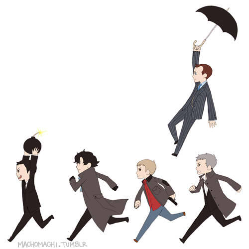 justicemuffins: machomachi: Mycroft doesn’t want to do any leg work Let me love this forever. 