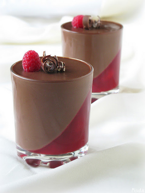gastrogirl: chocolate cream with raspberry. 