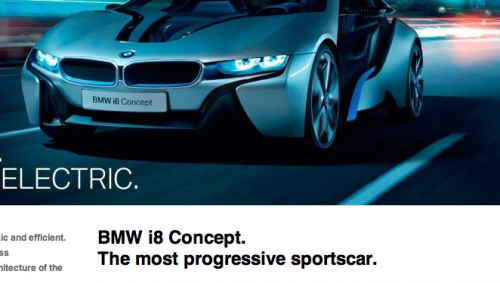 BMW i8 Concept. The most progressive sportscar. - BMW i. Born Electric.